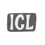 Клеймо мастера Лёфстрём Иоганн Густав - Тарту - инициалы "ICL" - 1805-1851 гг., фото 