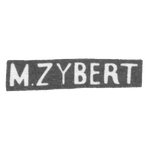 Клеймо мастера Циберт М. - Харьков - инициалы "M.ZYBERT" - после 1908 г., фото 