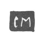 Клеймо мастера Марков Сысой Федоров - Ярославль - инициалы "СМ" - 1761-1762 гг., фото 