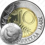 10 марок 2001, M