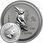 1 доллар 1999, год кролика