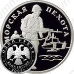 1 рубль 2005, пехотинец