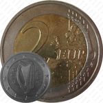 2 евро 2008, регулярный чекан Ирландии