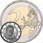 2 евро 2008, регулярный чекан Ватикана (Бенедикт XVI)