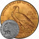 5 долларов 1929, голова индейца