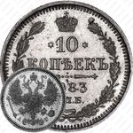 10 копеек 1883, СПБ-АГ