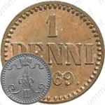 1 пенни 1869