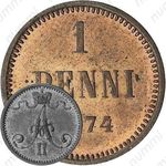 1 пенни 1874