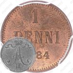 1 пенни 1884
