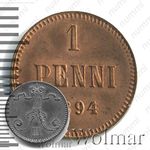 1 пенни 1894