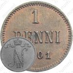 1 пенни 1901
