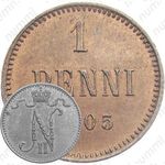 1 пенни 1905
