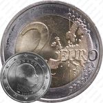 2 евро 2011, регулярный чекан Монако, Prince Albert II (князь Альберт II)
