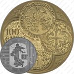 100 евро 2015, сеятельница