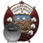 Знак «Мастер квадратно-гнездового сева УзССР»