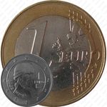 1 евро 2008, регулярный чекан Австрии