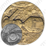 Настольная медаль «Экспериментальный полет Аполлон-Союз»