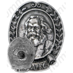 Знак с изображением Карла Маркса