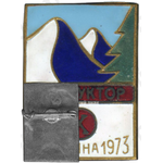 Знак «Инструктор Говерляна. 1973»
