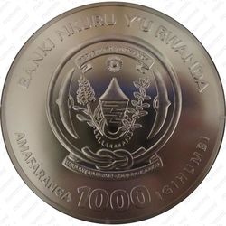 1000 франков 2009, год быка