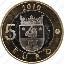 5 евро 2010, Сатакунта - Аверс