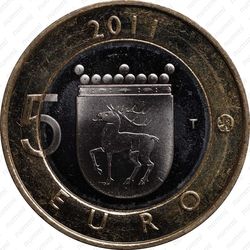 5 евро 2011, Аландские острова - Реверс