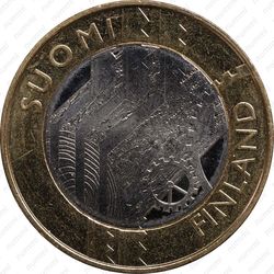 5 евро 2011, Уусимаа - Аверс