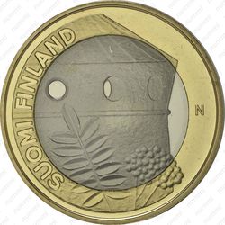 5 евро 2013, крепость Олафсборг - Аверс