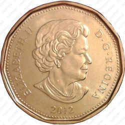 1 доллар 2012, Лаки Луни - Аверс