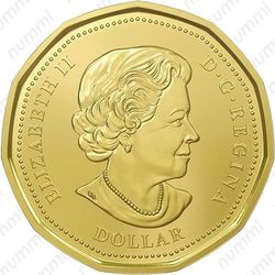 1 доллар 2016, Лаки Луни - Аверс