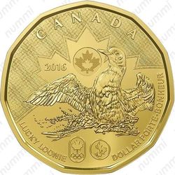 1 доллар 2016, Лаки Луни - Реверс