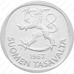 1 марка 1967, S