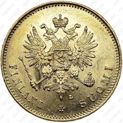 20 марок 1910, L - Аверс