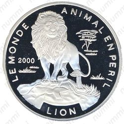 1000 франков 2000, лев - Реверс