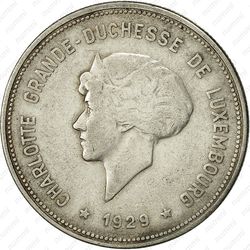 5 франков 1929 - Аверс