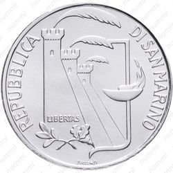 1000 лир 1988 - Аверс