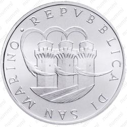 1000 лир 1989 - Аверс