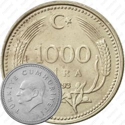 1000 лир 1993