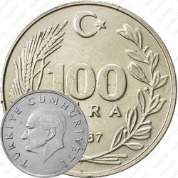 100 лир 1987