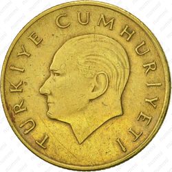 100 лир 1989 - Аверс