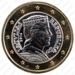 1 евро 2014 - Аверс