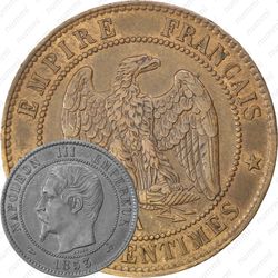 10 сантимов 1853, A