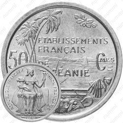 50 сантимов 1949, Французская Океания