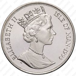 1 крона 1993 - Аверс