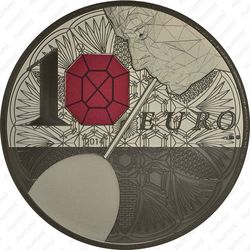 10 евро 2014, Баккара - Реверс