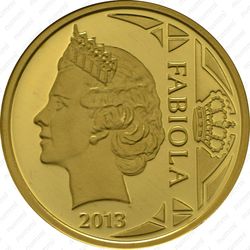 12,5 евро 2013, Фабиола - Аверс