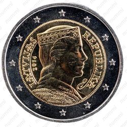 2 евро 2014 - Аверс