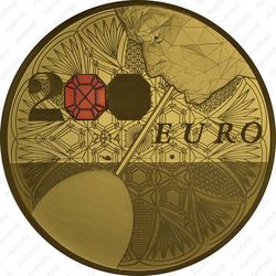 200 евро 2014, Баккара - Реверс