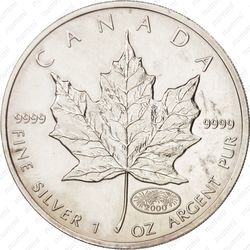 5 долларов 2000, тысячелетие - Реверс