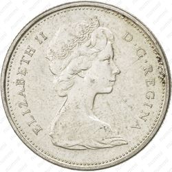 25 центов 1968, серебро - Аверс